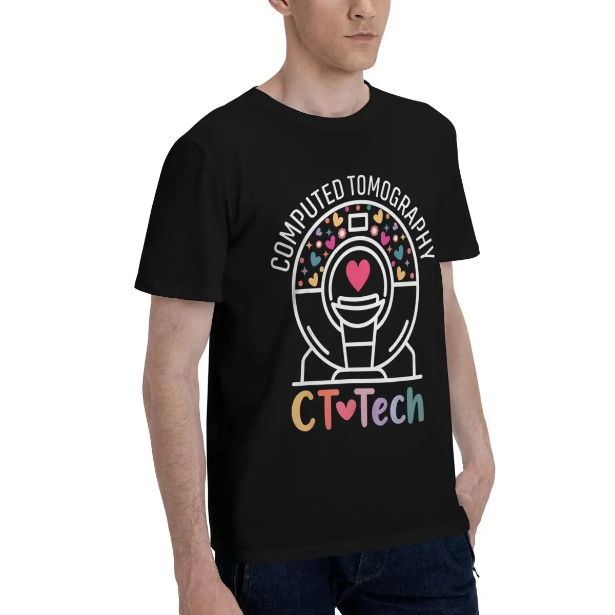 CT Tech Heart Scan Art Move Kemp Unique Tees Vintage Activity competition Eur Size