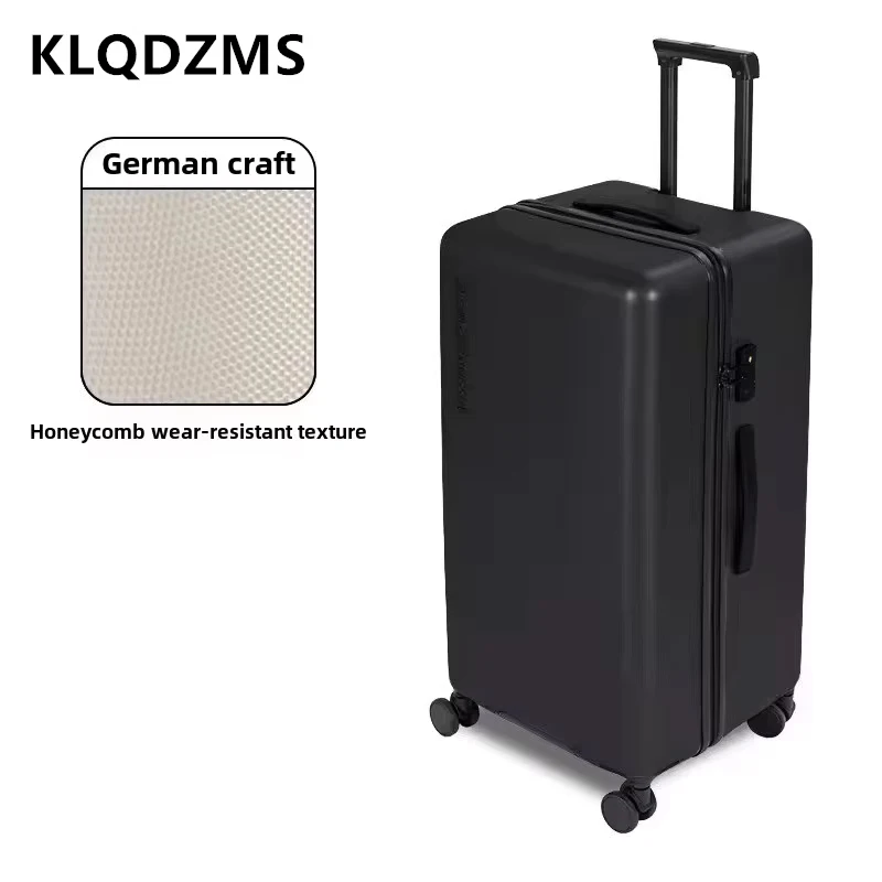 KLQDZMS ABS + ПК чемодан 20 "22" 24 "26" 28 "30" 32 дюймов большой вместительный чемодан на колесиках для мужчин и женщин с колесиками для багажа