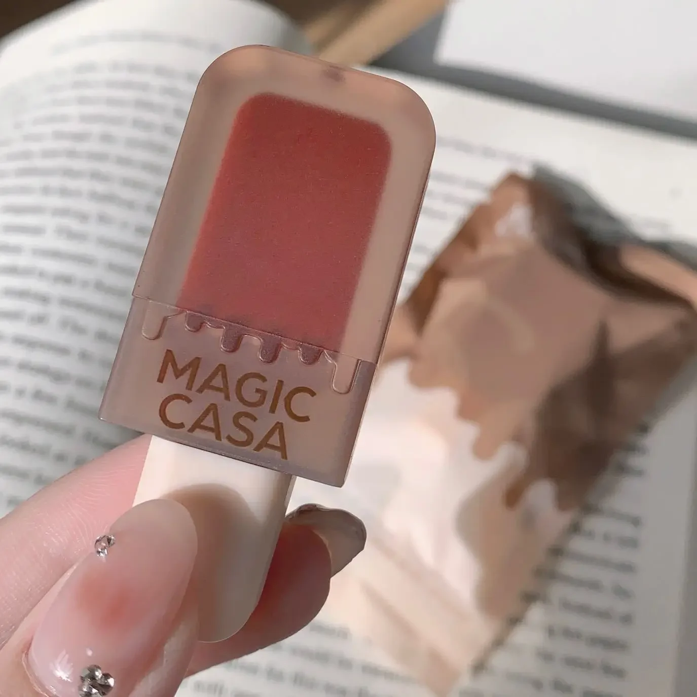 Matte Velvet Ice Cream Lipstick Lipgloss LongLasting Cute Waterproof Korean Makeup Dupe Hidratante Labial Mineral Tint Cosmetic