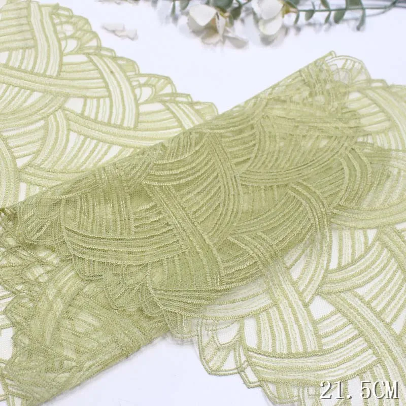 

36Yards Black White Olive Embroidered Tulle Lace Trim Mesh Lace Diy Craft Clothes Bra Dress Sewing Fabric