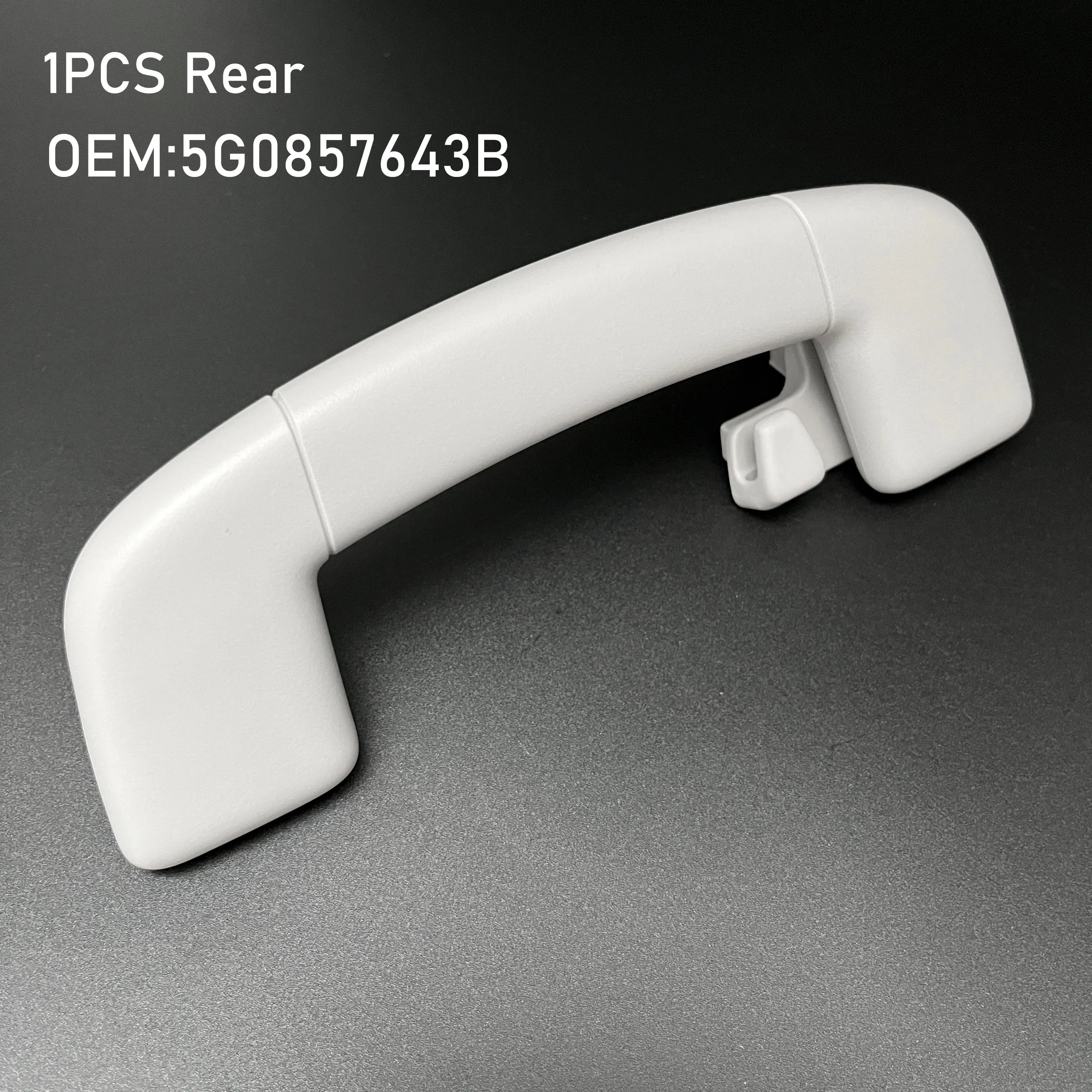 1/4 قطعة ل VW Golf 7 7.5 Sportsvan Tiguan 2 MK2 AD Touran 5T R 5G0857607B 5G0857643B رمادي سقف انتزاع سحب مقبض قابل للطي #5