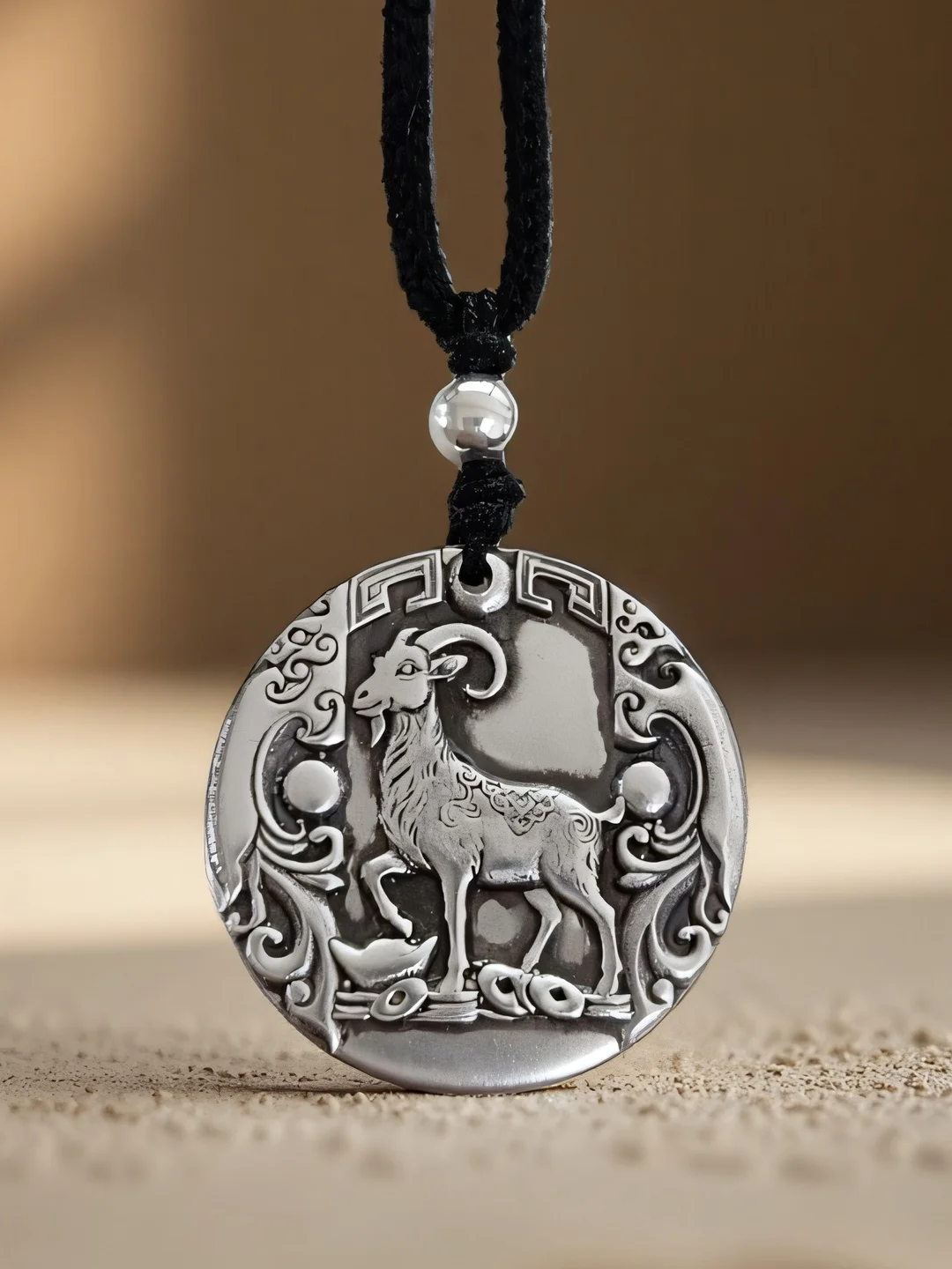 collier-en-argent-pur-999-breloque-porte-bonheur-du-zodiaque-porte-cles-richesse-et-prosperite-pendentif-rond-style-tibetain-bijoux-a-la-mode
