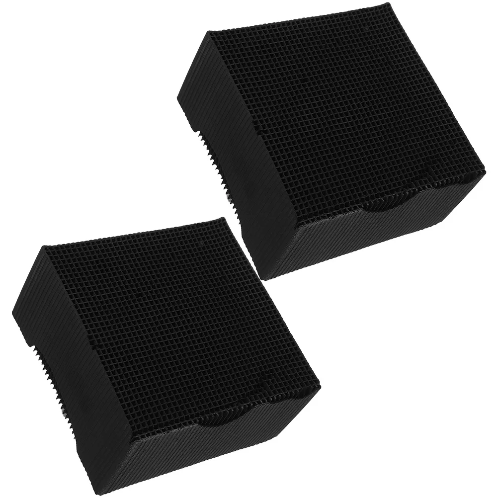 

2Pcs Activated Carbon Filter Media Aquarium Supplies Strong Filtration Absorption Safe Durable Easy Install Various Fish Tanks