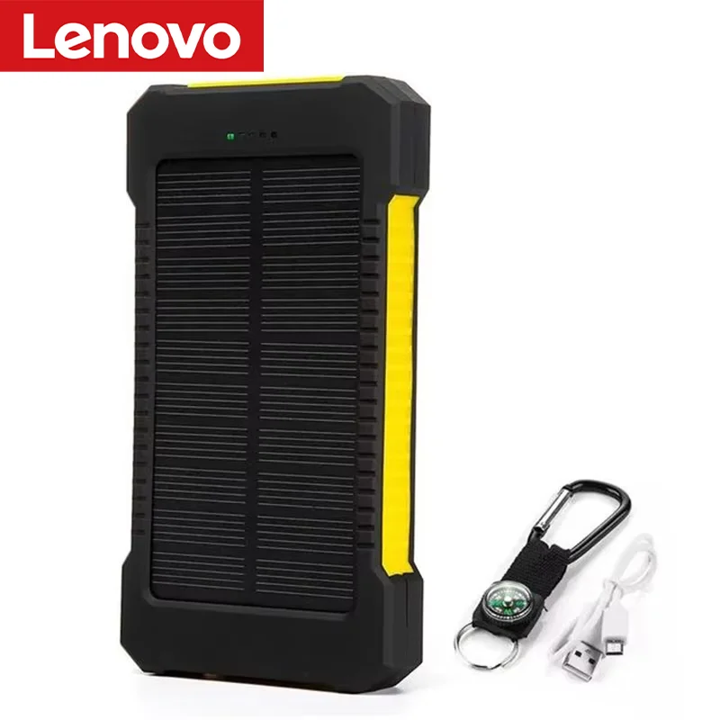 Zonne-energiebank 500000 mAh Powerbank met ultragrote capaciteit Supersnel opladen Draagbare mobiele kracht Zaklamp Externe batterij