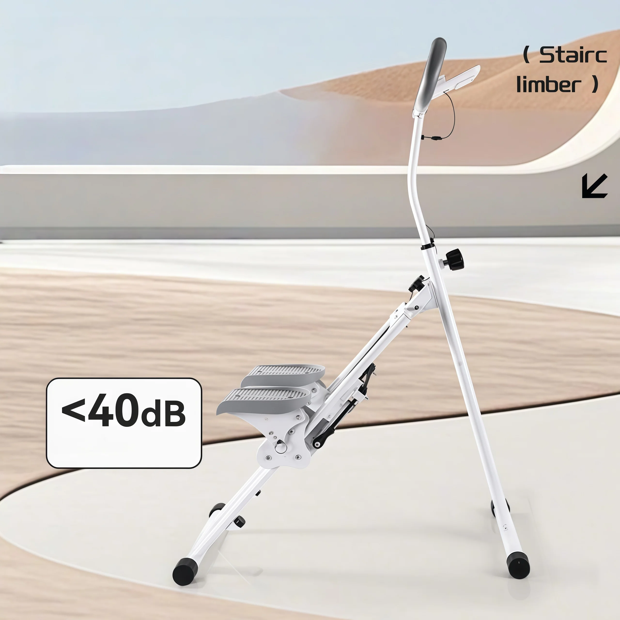 

2026 Metal In-place Stepper Home Stair Climber Running Full Body Workout Machine