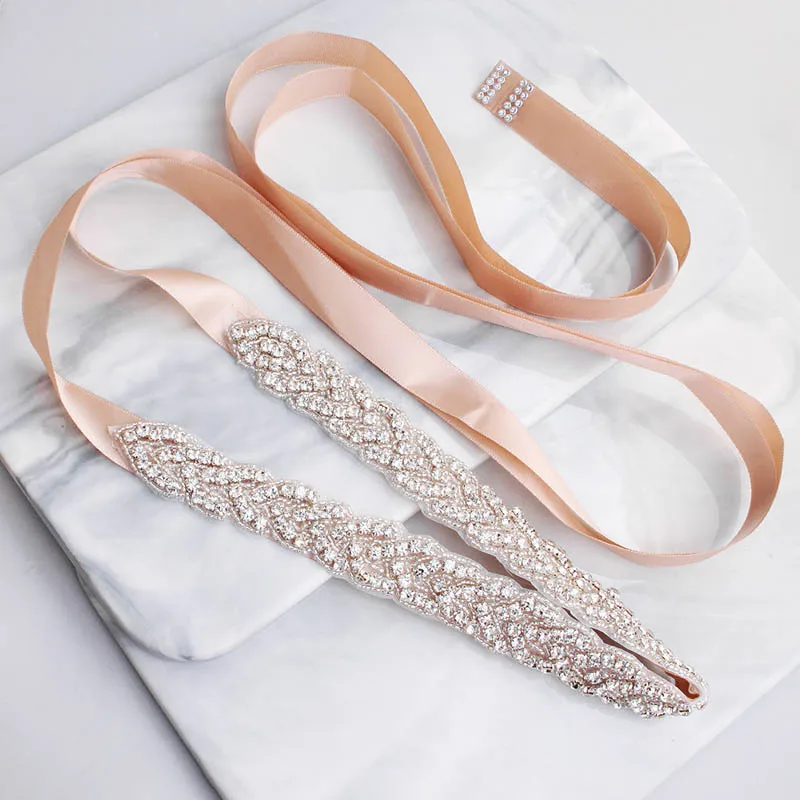 

Multifunctional Handmade Rhinestone Belt Wedding Bridal Belt Sashes for Wedding Bridesmaid Dress Top Quality