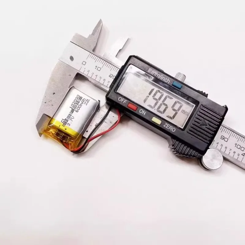 New 3.7V 102030 600mAh Li-Polymer Rechargeable Battery for Humidifier Bluetooth Audio Beauty Instrument Hand Warmer Camera
