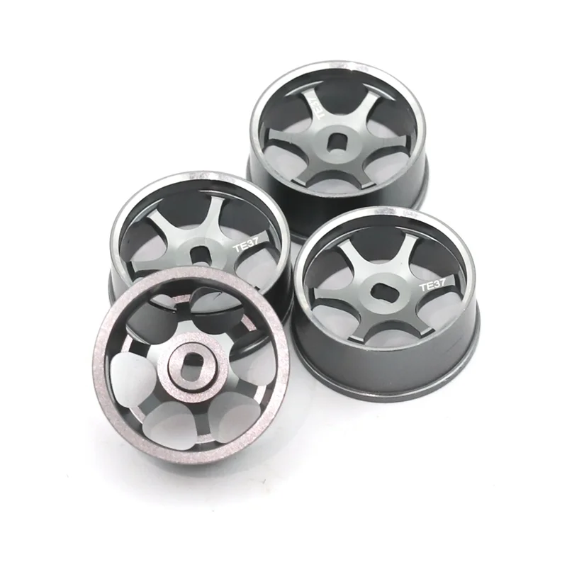 

A63T-4Pcs RC Car Drift Tires Metal Wheels Hub For 1/28 MINI-Z AWD AMZ MINI-Q AMR GLA IW04 RC Car Upgrade Parts