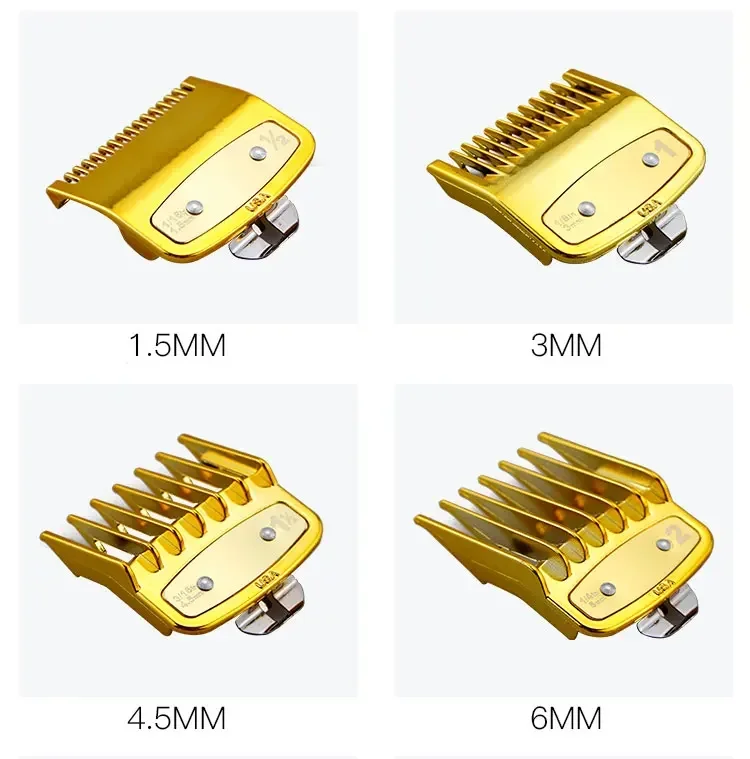 8/10 Stück Haarschneidemaschine Limit Guide Kamm für Wahl und Kemei Trimmer Universal Barber Guide Kamm Haarschnitt Werkzeug Clipper Limit Kämme – Detail 25