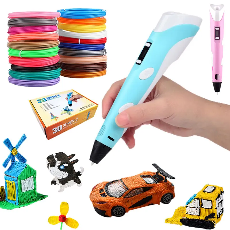 

3D Printing Pen, Ambient Temperature 3D Graffiti Painting Pen, Intelligent Puzzle Gift, Toys For Kids Christmas Birthday Gift