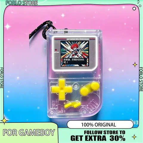 for Micro GameBoy Console Version Upgrade Super Mini GB Mini Handheld Console Key Fob Portable Customized Boy Birthday Gift