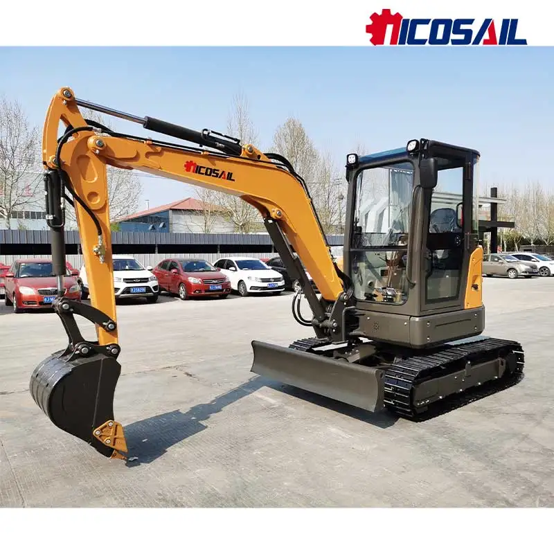 Multi-Functional Industrial Mini Excavator - For Farm Terrain, Construction Digging & Orchard Projects
