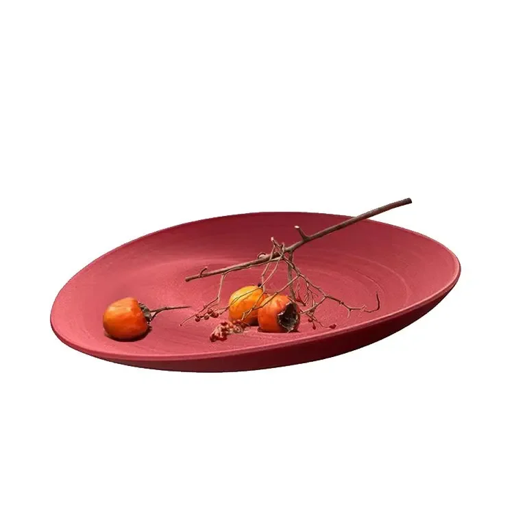 New Chinese-style frosted fruit plate B & B hotel model room entrance restaurant living room retro decorative fruit plate storag