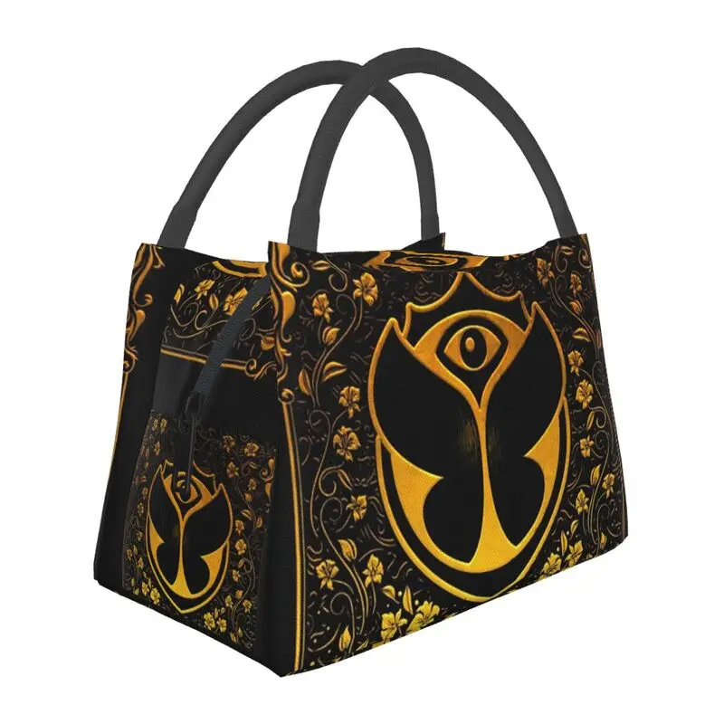 

Tomorrowland Electronic Dance Festival Insulated Lunch Bags for Women Resuable Cooler Thermal Bento Box Work Picnic