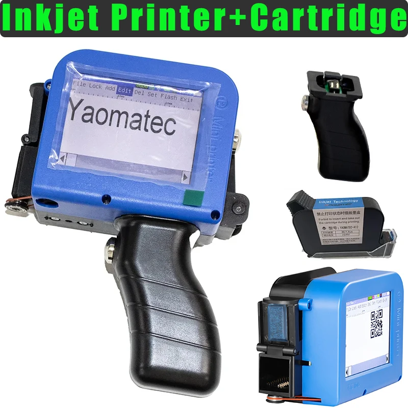 

Портативный мини-ручной струйный принтер Wi-Fi 12,7 мм для QR-штрих-кода, дата партии, номер логотипа, дата истечения срока годности, кодировочная машина, 28 языков