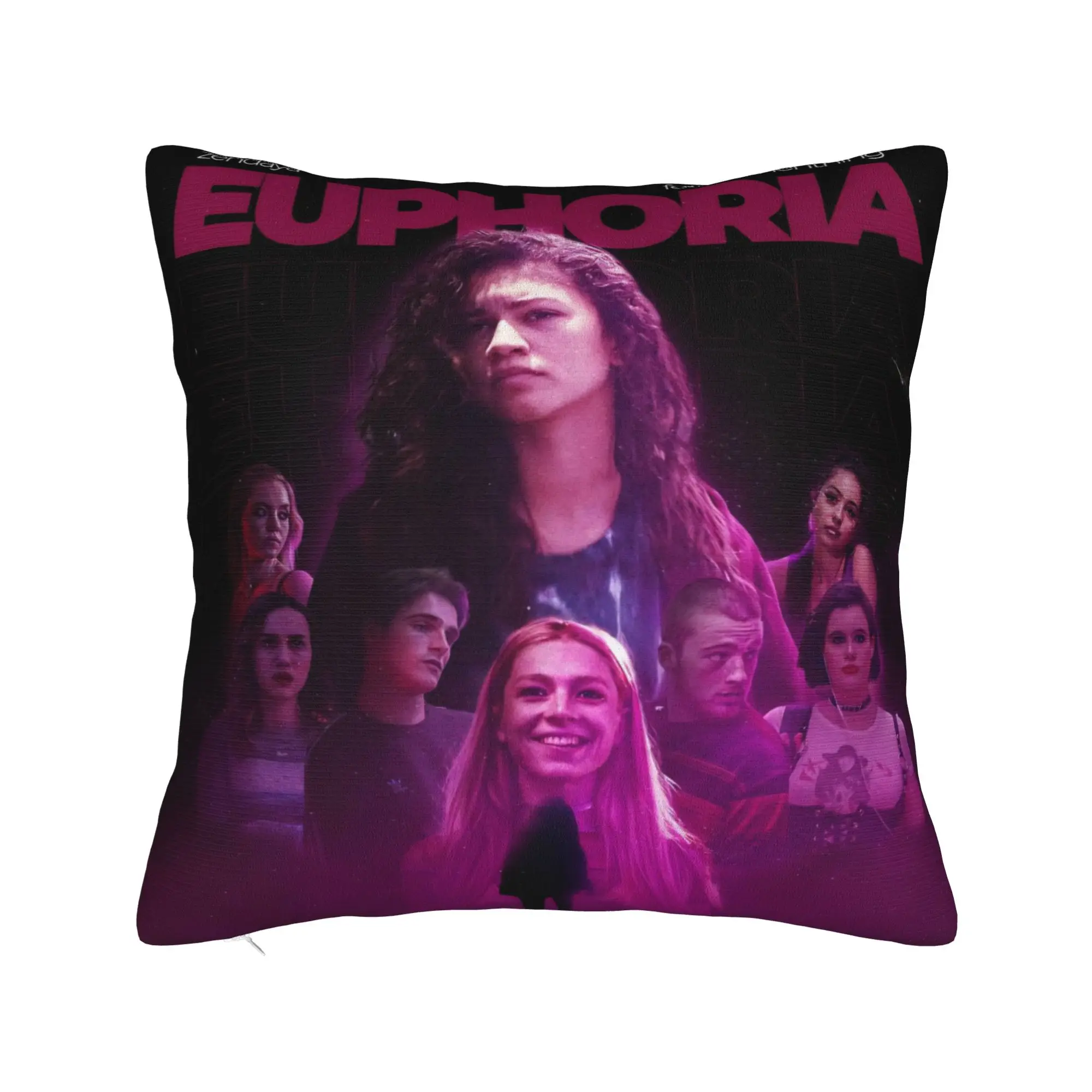 Housses de coussin décoratives Euphorias Season 3, accessoires pour lit, housse de coussin à fermeture éclair, plusieurs tailles