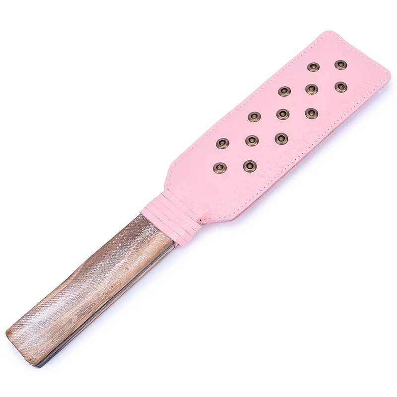 32CM  Head layer cowhide Wooden handle Equestrian Horse Whip Paddle Riding Crop for Horse Equestrian  bat