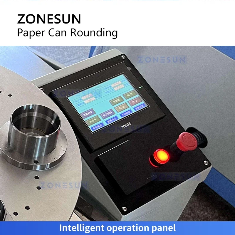 Zonesun Paper Tube Curling Machine Paper Can Making Machine Paper Tube Edge Curling Equipment ZS-ZGJB6