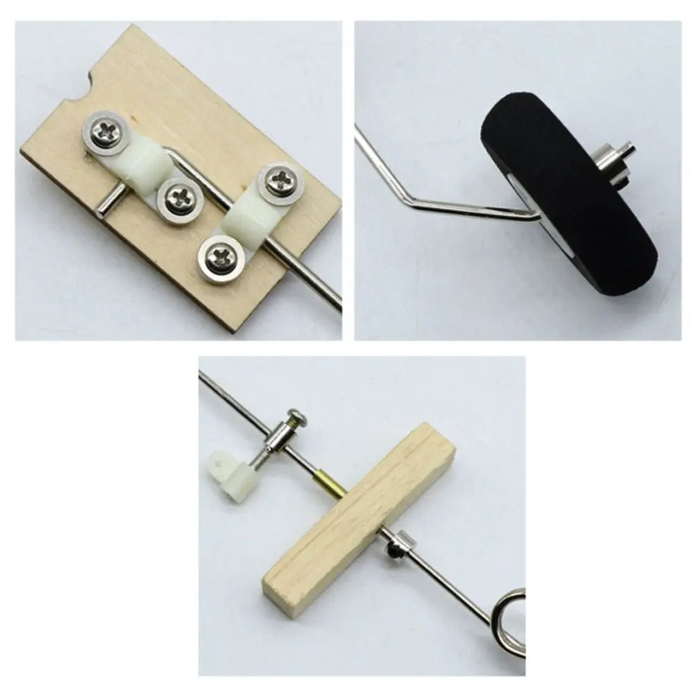 1Set Plastic&Metal KT Board Aircraft 25-30mm SU27 Remote Control Airplane Front Wheel Steering For Fixed-wing Aircraft Model