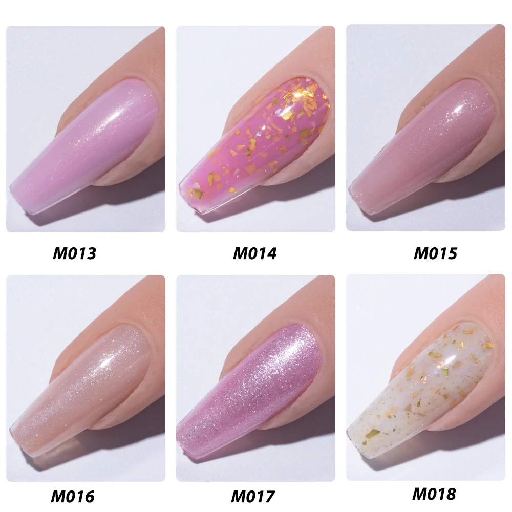 KODIES GEL Shimmer Rubber Base Gel Nail Polish Sparkle Glitter Gel Varnish Semi Permanent UV Manicure Nail Art Pigment Lacquer