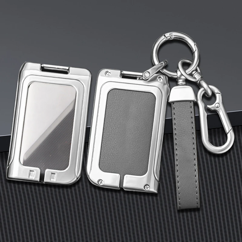 Zinc Alloy Car Fob Key Case Cover Shell Holder for LYNK CO 05 09 01 06 Keyless Go Remote Protector Interior Car Accessories