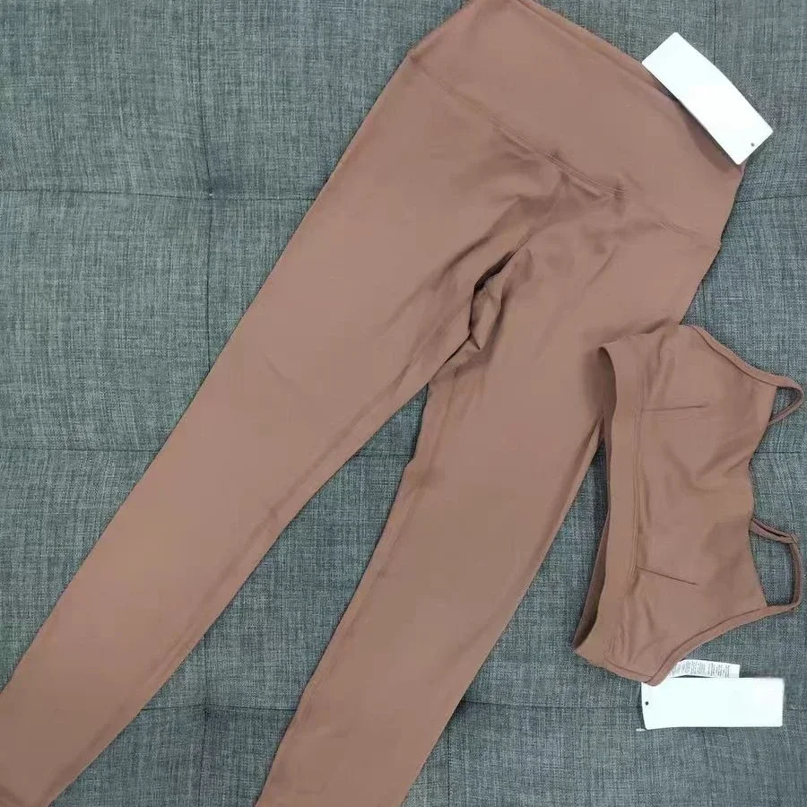 LO اليوغا الرياضة الصدرية يغطي الرجل مجموعة المرأة مغرفة الرقبة الملابس الداخلية مفتوحة الظهر اليوغا الصدرية رياضة الجري المحاصيل القمم عالية الخصر طماق