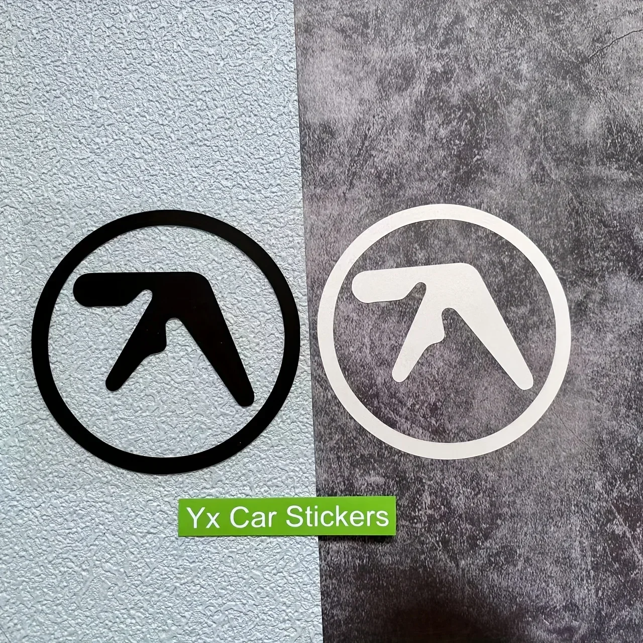 1 autocollant vinyle Aphex Twin imperméable pour ordinateur portable, camion, SUV, porte, moto, lunette arrière, décoration de voiture