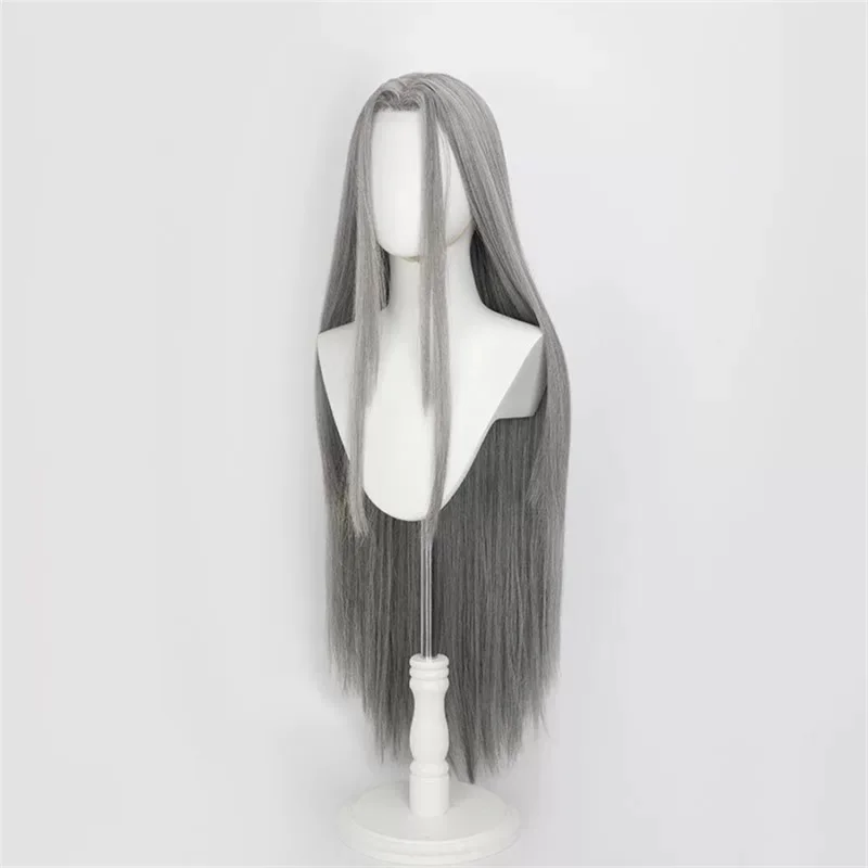 FF7 Final Fantasy Sephiroth Cosplay Kostum Pesta Rambut Anime Wig Wig