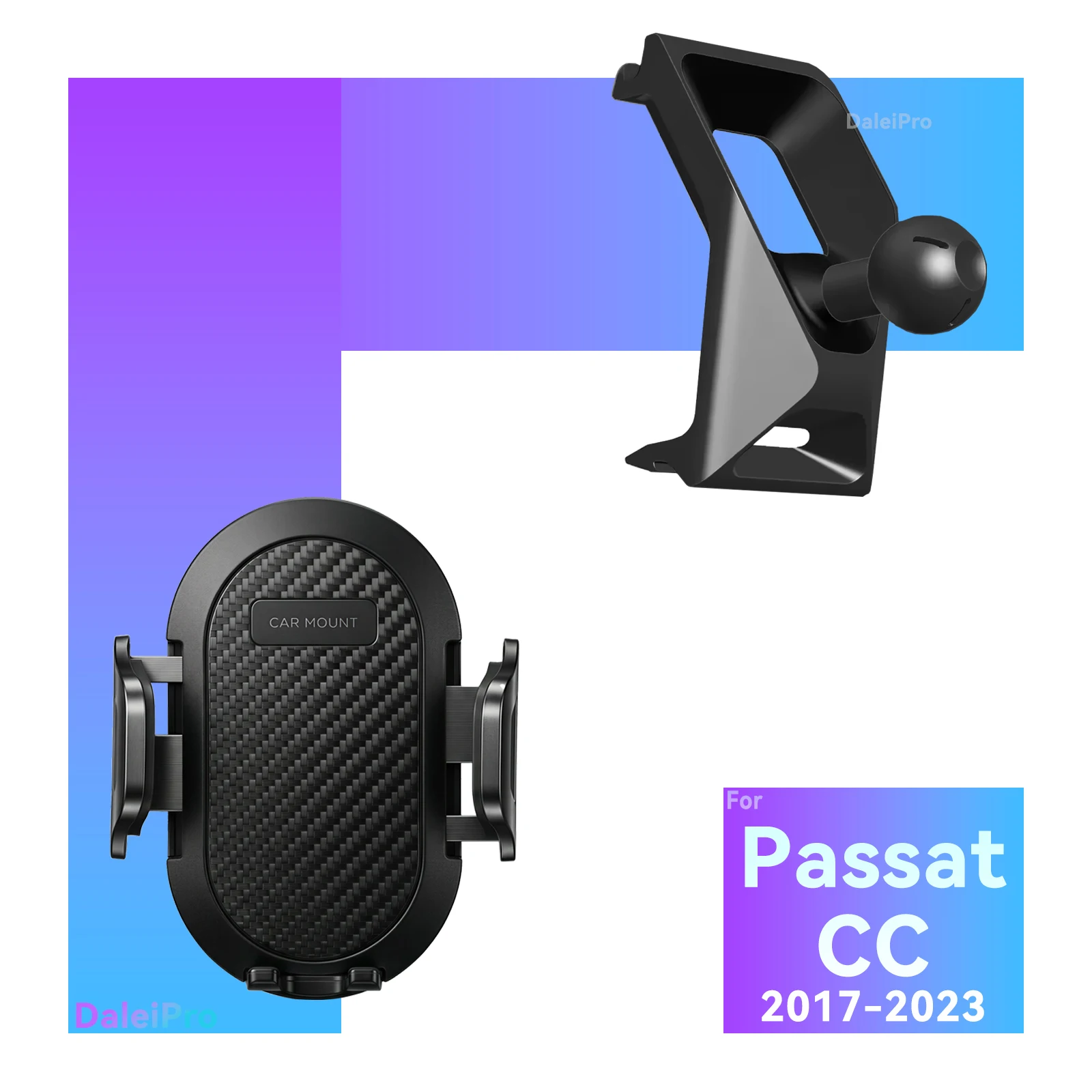 Für VW Passat B8 2017-2022 2023 Auto-Handyhalterung, Fahrzeugspezifische Austauschbare Armaturenbrett-Handyhalterung für VW Arteon CC 2017-2020 – Detail 4