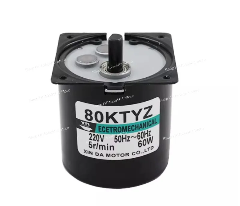 80KTYZ, 220 volts, mini low-speed, 60-watt permanent magnet synchronous motor