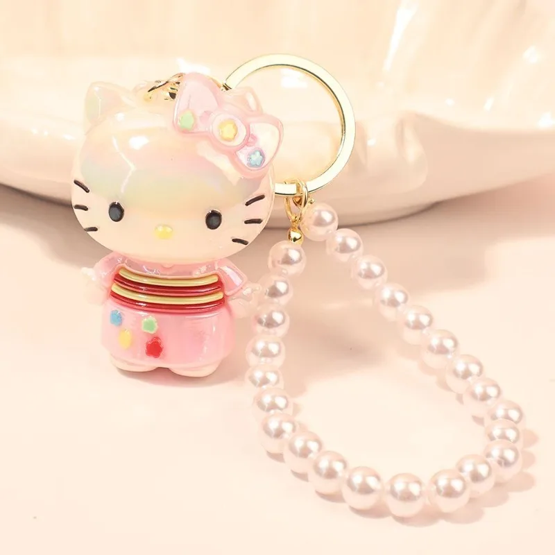 

Hello Kitty Anime Kawaii Sanrio Children Lovely Doll Pendant Cute Cartoon Keychain Creative Schoolbag Decoration Gifts Toys