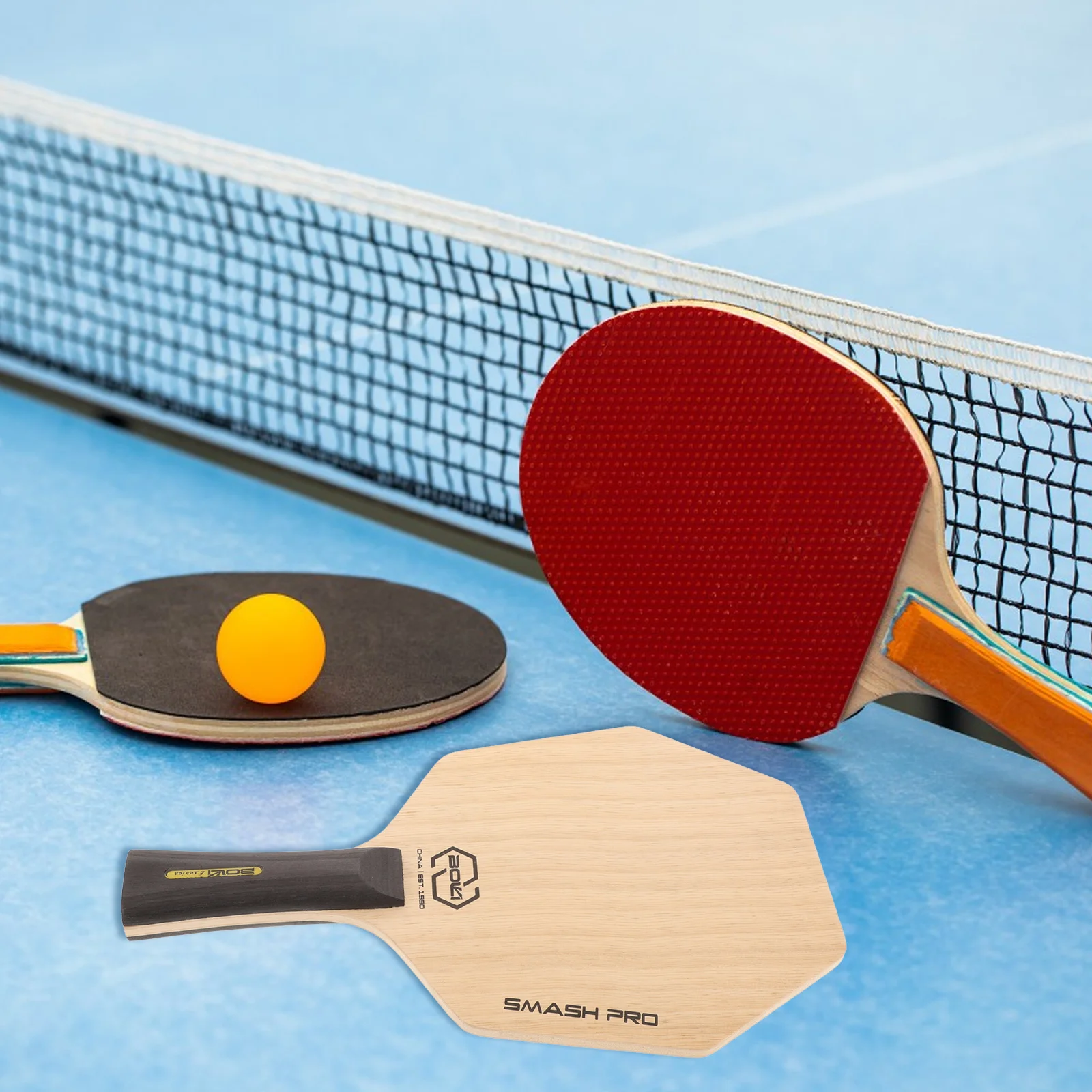 Asztal Tenisz Fűrészlap DIY paddles Fa- Pingpongütő számára Hatszög Rutinos Játékos kültéri racquets Szóköz gyerekeknek toys