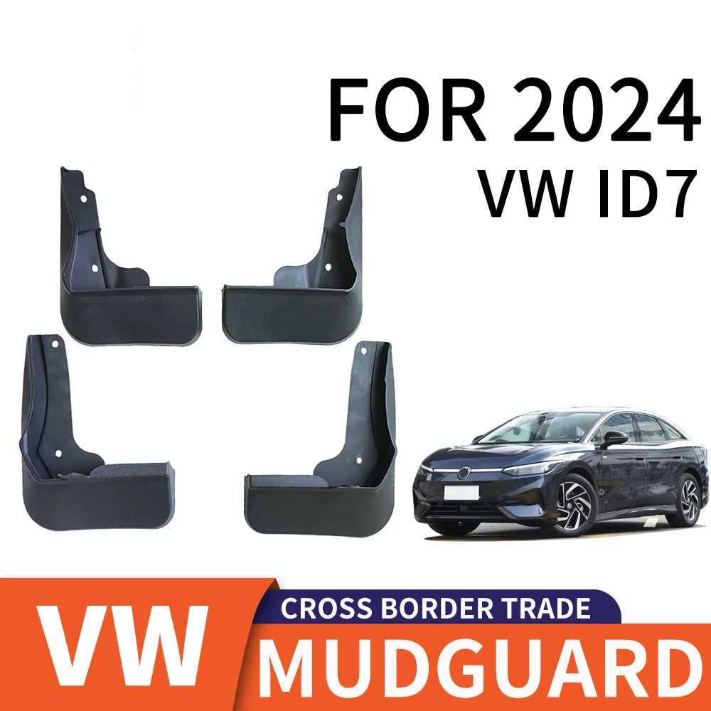 

For 2024 VOLKSWAGEN ID.7 Car tire mudguard,Mudflaps Front Rear Flares Splash Guards Cover Car Accessoie