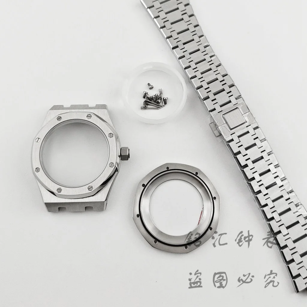 NH35 41mm AP Sapphire Glass PVD Watch Case Fit 31.8mm Dial  For NH34 NH35 NH36 NH38 NH70 Automatic Movement Durable Mod Parts