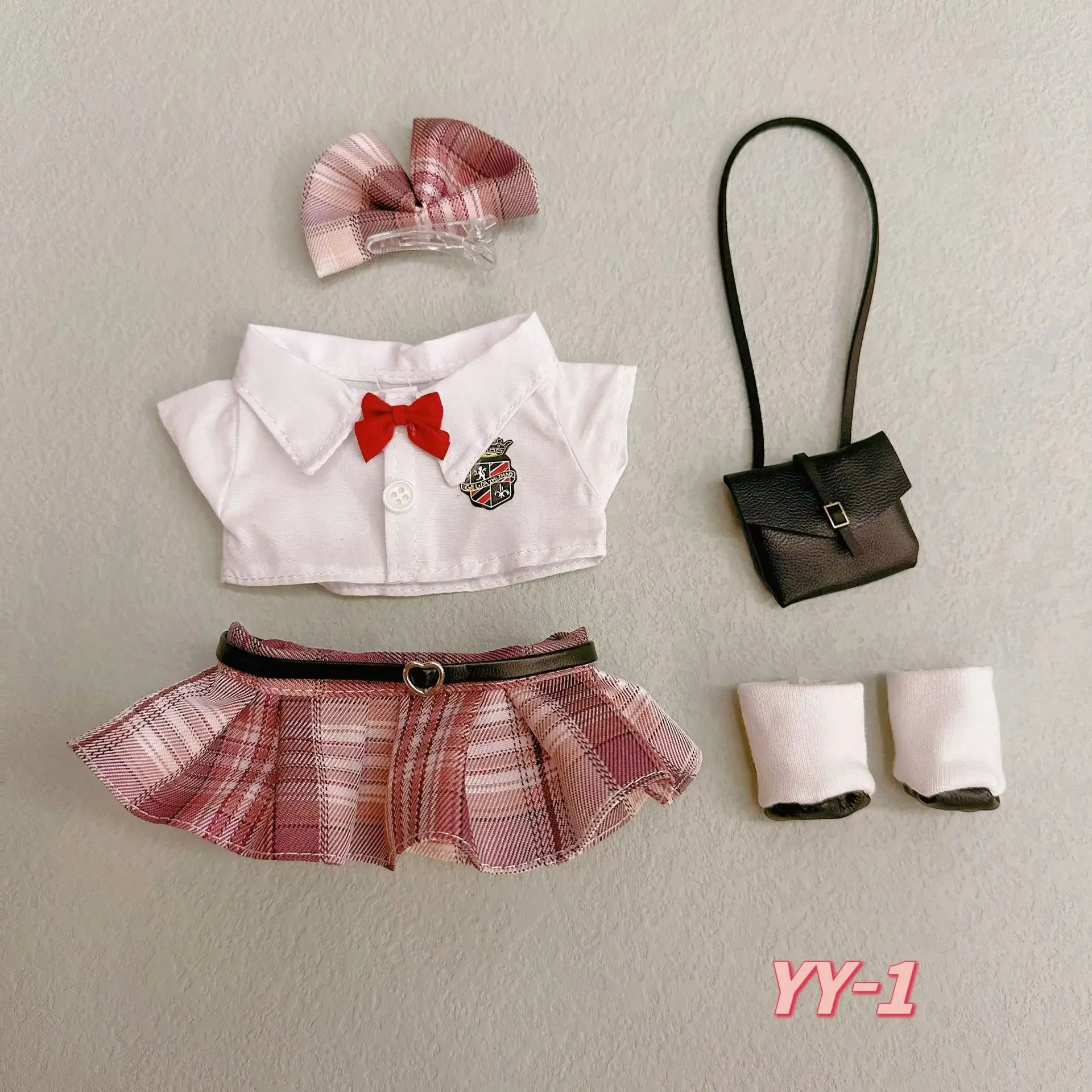 For 20cm Doll Clothes 16 Style Skirt Set Dress Up Outfit Stuffed Doll Accessories  Changing Dress Game Playing House Gift Toys