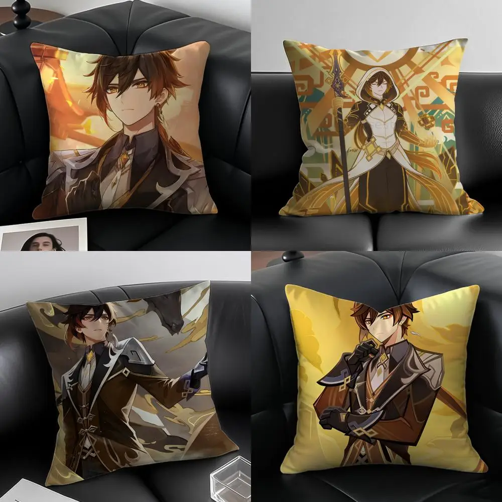 Monet Sunrise Pillow Impressionist Masterpiece Cushion Cover Pillow Case Anti-dustmite Invisible zipper silky plush cushion