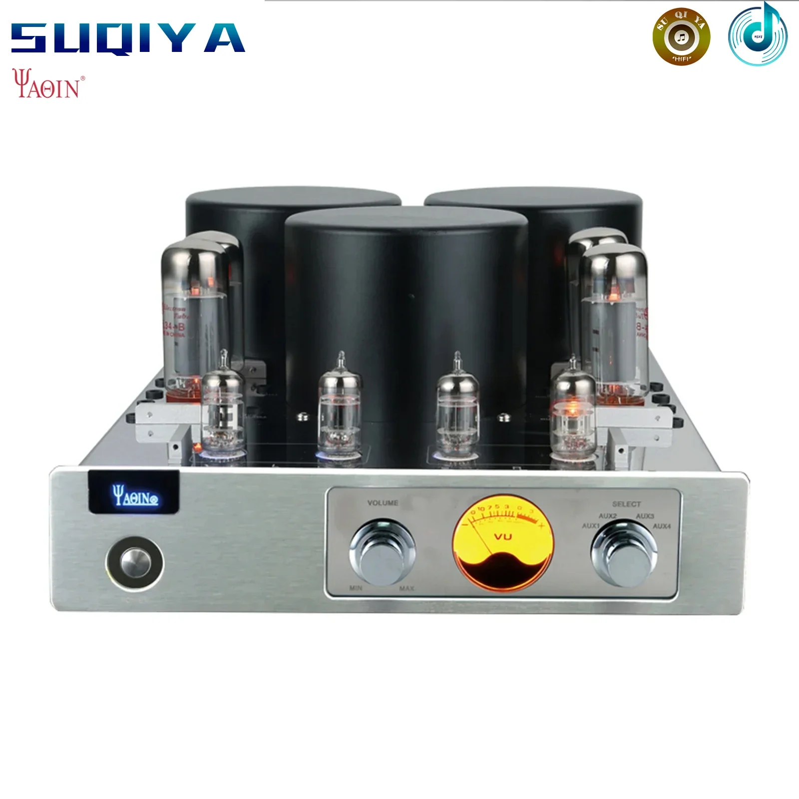 YAQIN MC-13S Bladder Machine EL34 Tube Amplifier 40W*2 Fever HiFi High Fidelity Amplifier High Power Audio Factory Direct Sales