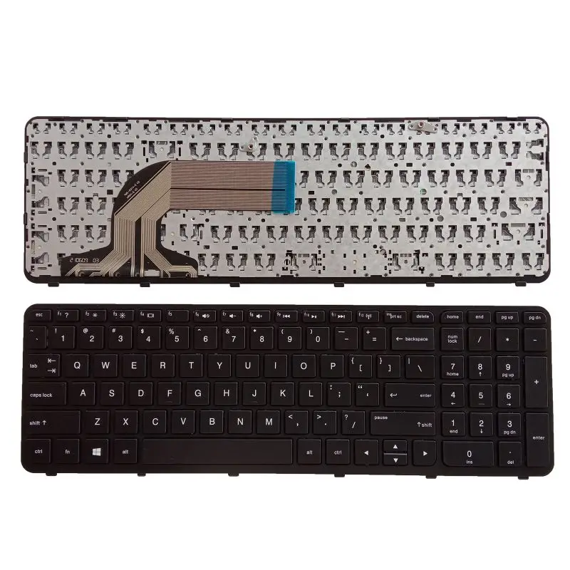 New US Keyboard for HP 350 G1 350 G2 355 G2 752928-001 758027-001 With Frame