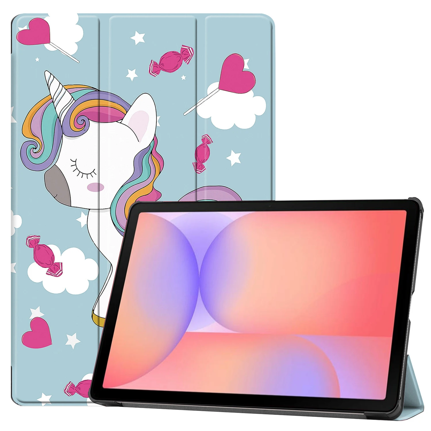 

For Samsung Galaxy Tab S10 Lite Case Pattern Print Leather Stand Tablet Cover - Horse