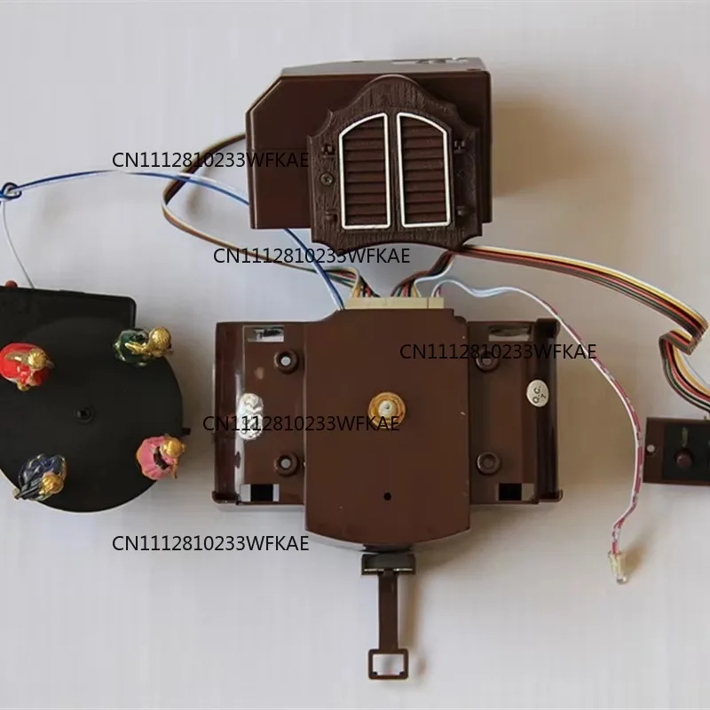 Suitable for Rhododendron wall clock movement, silent balance wheel repair accessories, multi-functional quartz movement