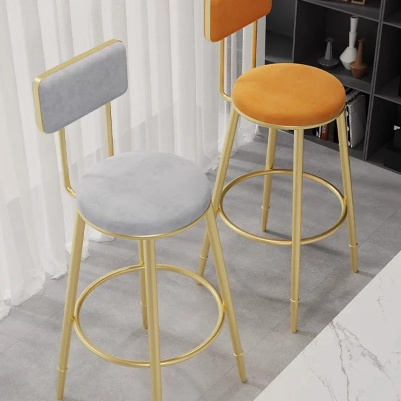 Bar Stool Minimalistic Modern Lounge Gaming Bar Chair For Kitchen Living Room Taburetes Para Barra De Cocina Home Decoration