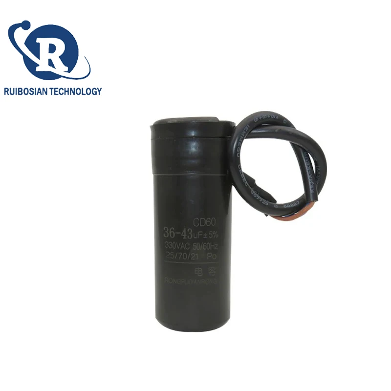 Kondensator rozruchowy kompresora lodówki/zamrażarki CD60 330V 47UF 64UF 75UF 80UF 53-64UF 72-88UF 108-130UF 145-175UF 161-193UF — zdjęcie produktu 5