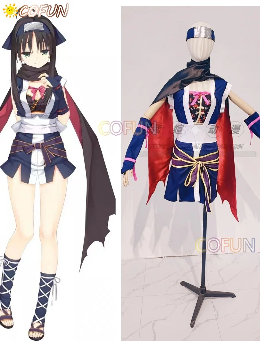 

COFUN [Customzied] Senren*Banka COS Hitachi Mako Cosplay Costume Halloween Japanese Game Suit Lovely Women Kimono