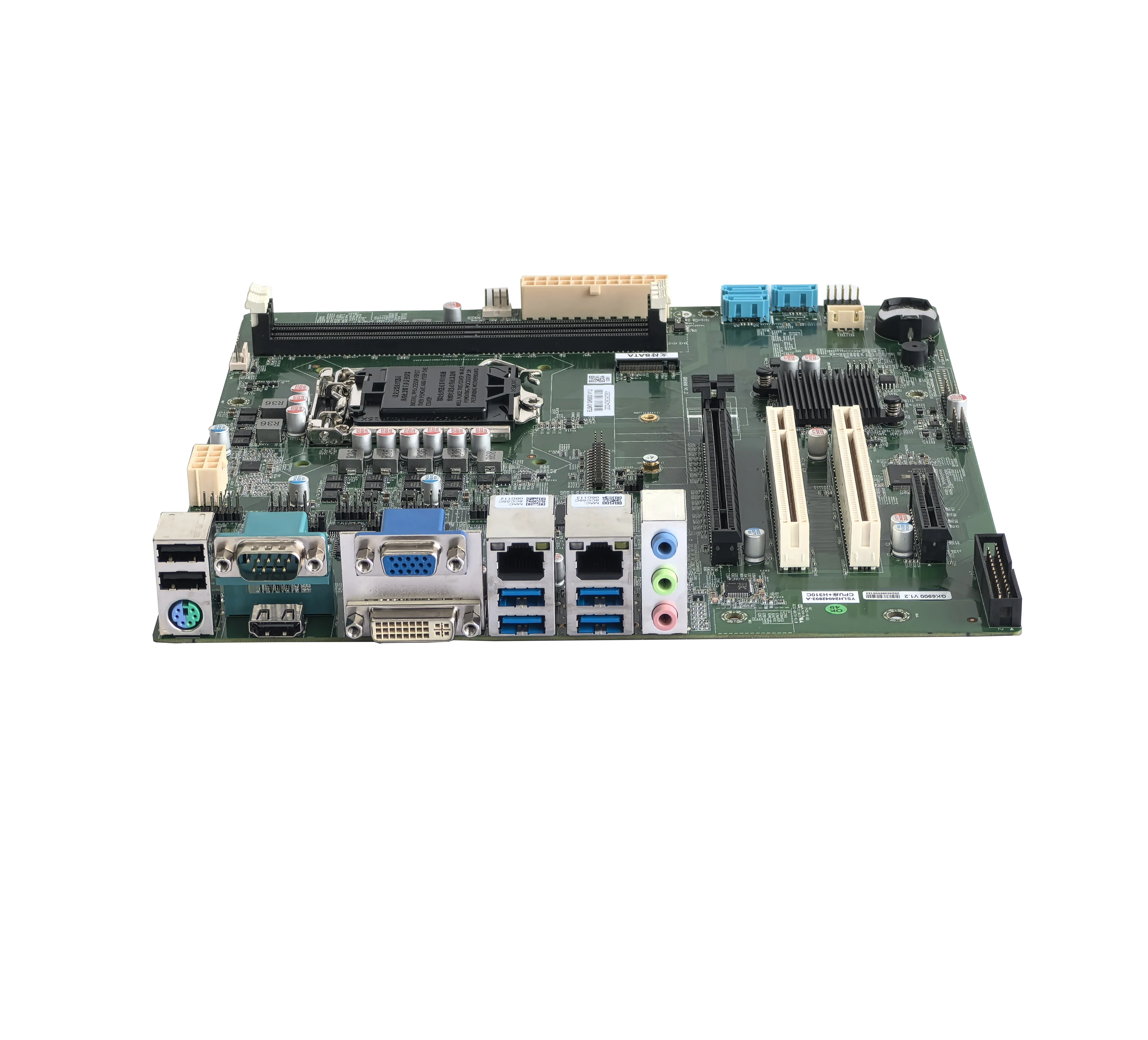 ELSKY شرائح H310 8Gen LGA1151 اللوحة الأم مع وحدة المعالجة المركزية وذاكرة الوصول العشوائي GK6900 i5-8500 10USB واجهة دعم 4K القرار PC-DDR4 PCIE * 2