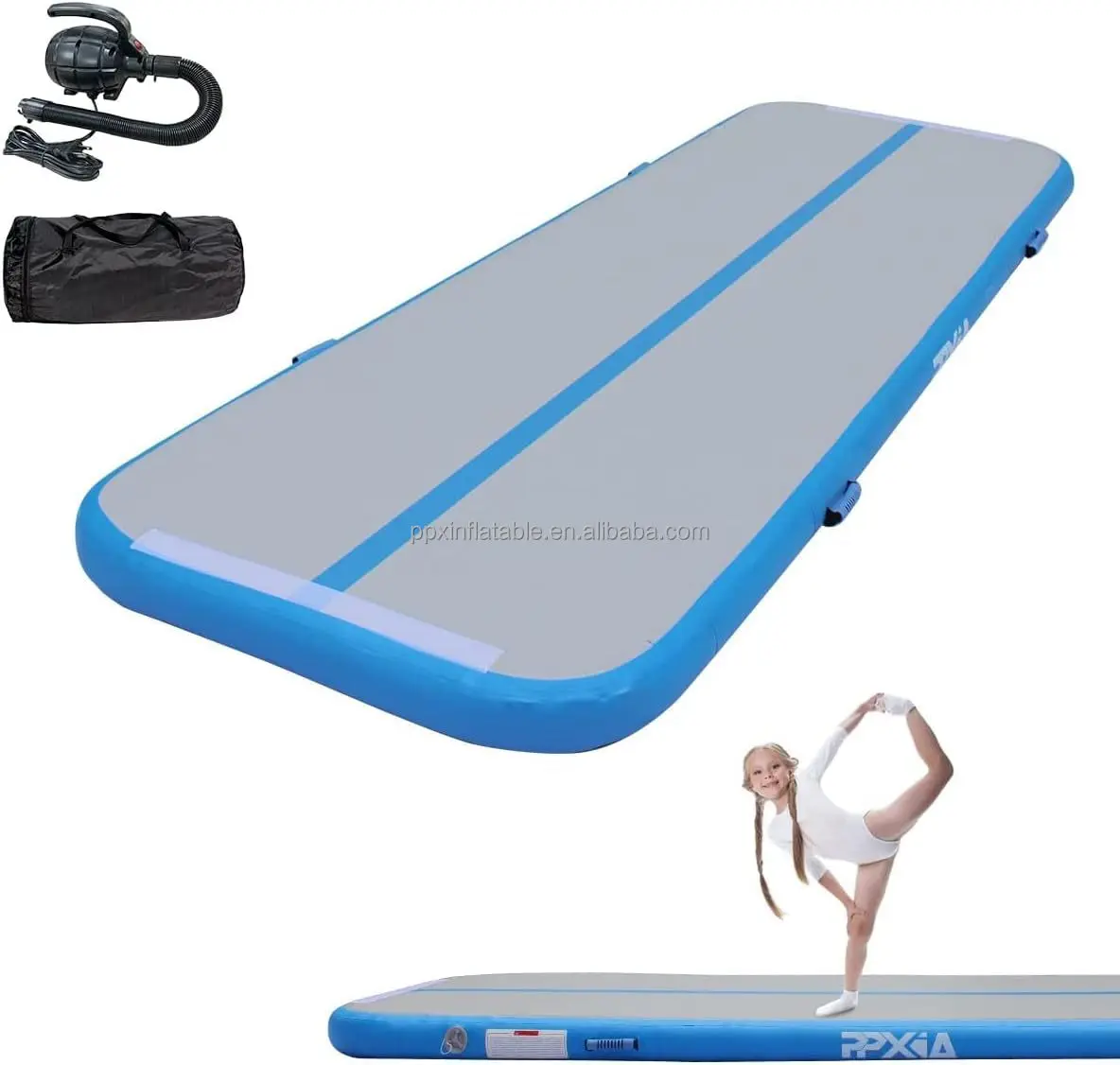 

Custom 3m 4m 5m 6m 8m 10m 12m Airtrack Factory Gym Equipment Home Fitness Gymnastics Floor Tumbling Mat Inflatable Air Track Mat