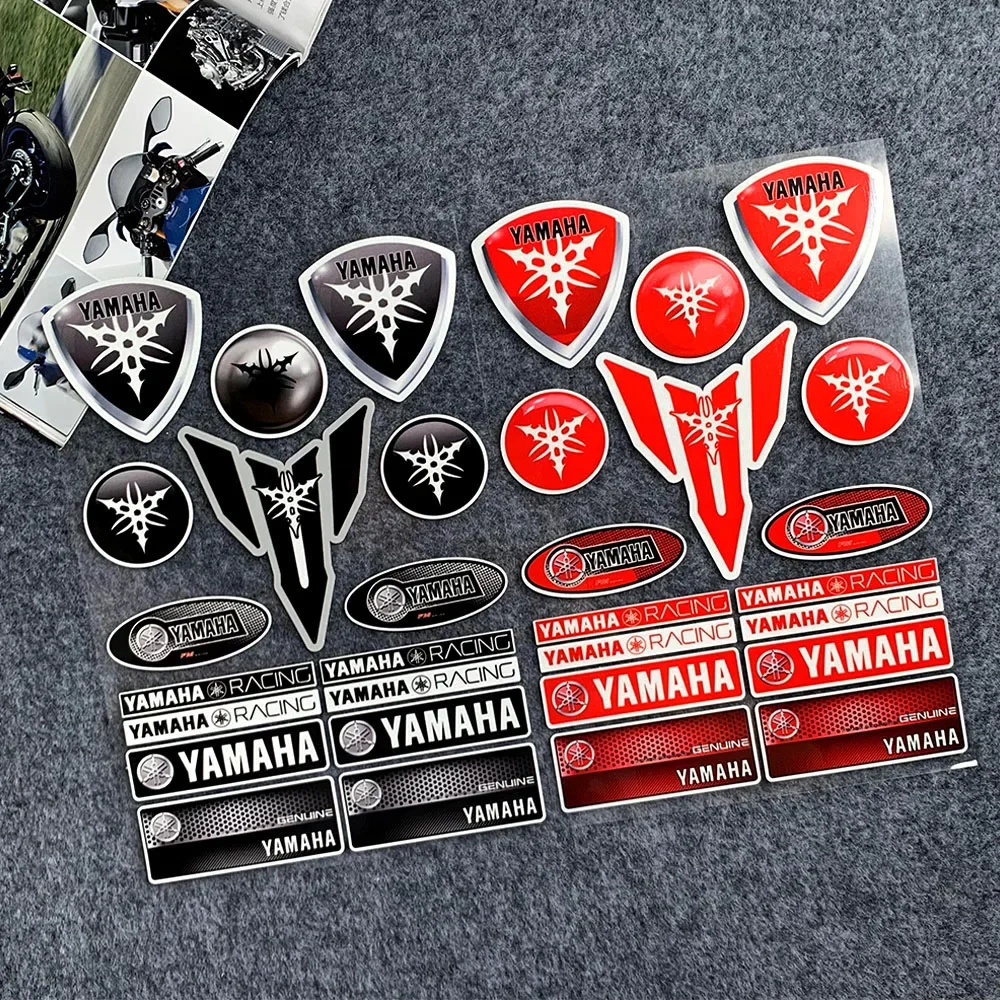 Suitable for Yamaha Motorcycle Stickers Reflective Stickers Modified Moto Racing Motorcycle Helmet Stickers