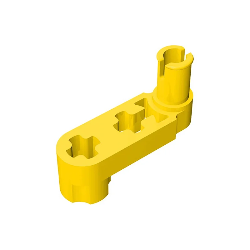 10個入り MOCパーツ 61408 ハイテクニックビームリフトアームクランクピン 1 x 3 互換ブロック DIY組み立てビルディングブロック パーティクル キッズトイ