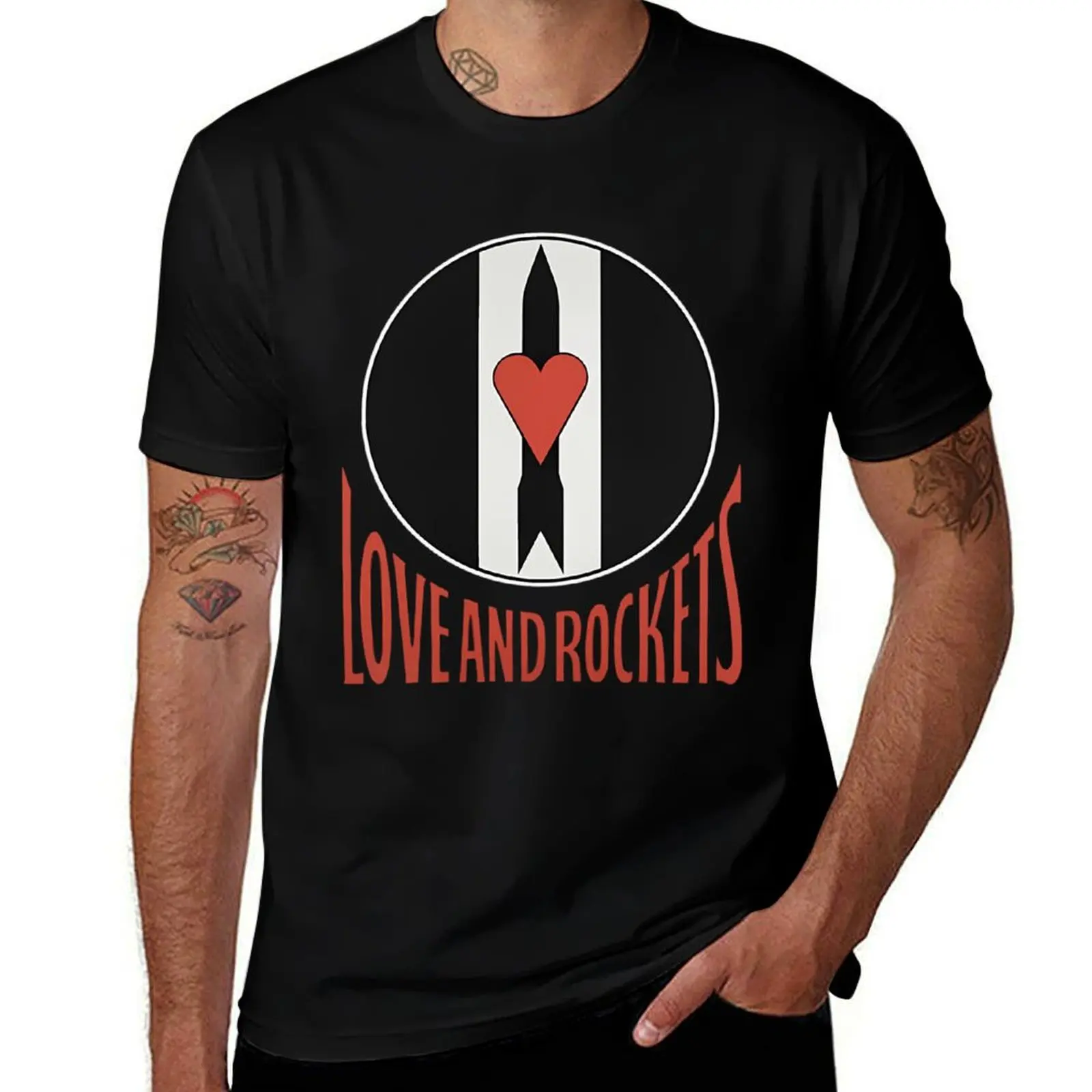 

Love And Rockets T-Shirt t shirts for man cotton funny mens graphic t shirts t shirts for man slim fit T-Shirt