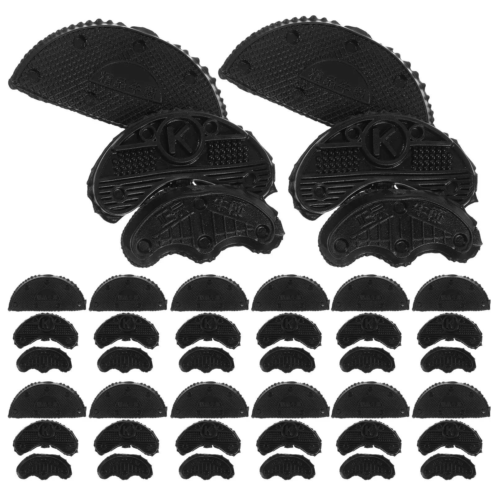 1Set Non-Slip Sneaker Pads Shoe Sole Cushion Wear-Resistant Plastic Sole Protectors for Men Women Sports Flat Shoes