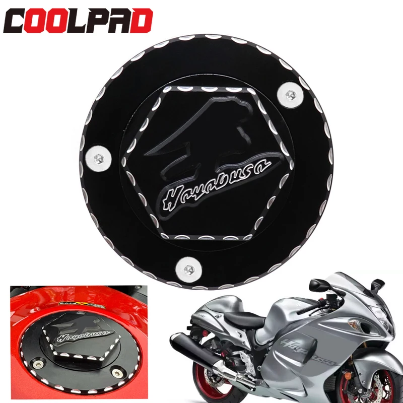 Fuel Tank Gas Cover For SUZUKI GSX1300R HAYABUSA 2008-2020 GSX 1300R Motorcycle Accessories Oil Fuel Filler Hydraulic Cap 3D